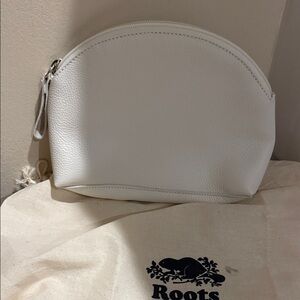 Elegant White Leather Women's Bag